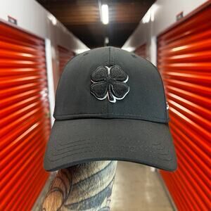 Black Clover Black Fitted Hat L/XL Top Golf